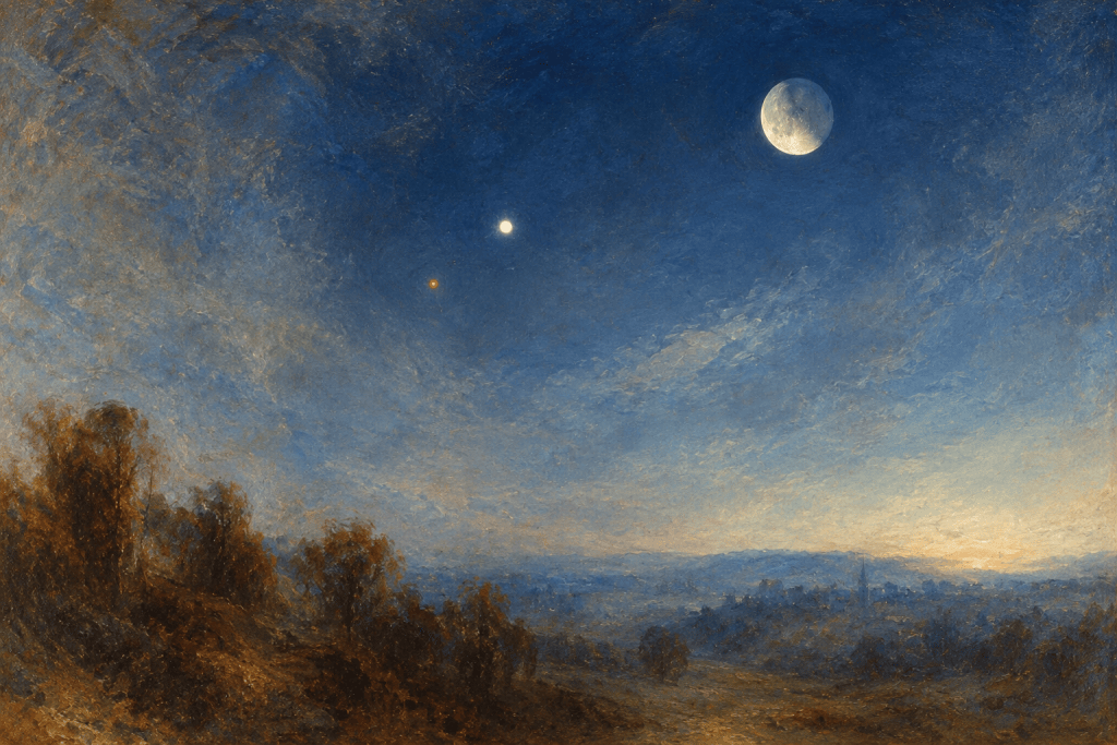 2026, November 1: Daylight Saving Time Ends: Moon, Jupiter, Mars, and the Planets - When the Curves Line Up